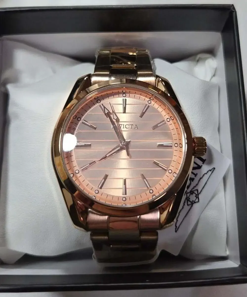 Invicta Celestial 69196 Quartz Watch Rose Gold 42mm